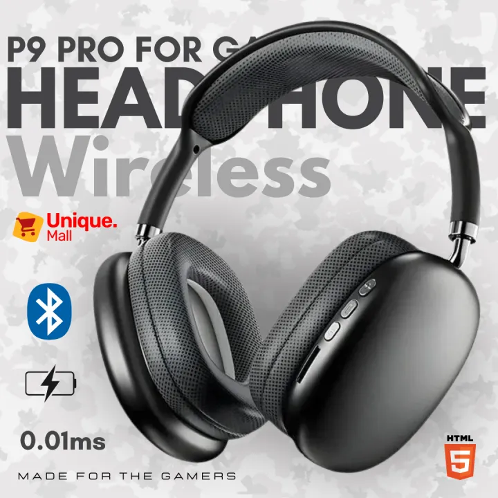 Wireless Bluetooth 5.0 Headphones with Mic | HiFi Stereo Deep Bass Headset for Android, Laptop, PC - Image 4