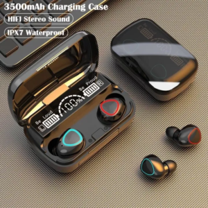 Original M10 & M19 & M88 & M90 i7S Double Wireless Bluetooth Hand Free with Power Bank Earphones for all cell phones use