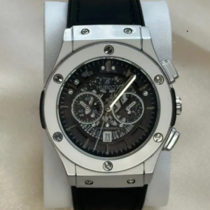 Hublot Geneve Classic Fusion Stainless Steel Quartz Watch -Black and silver