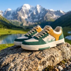 Trending begie and green shoes for men